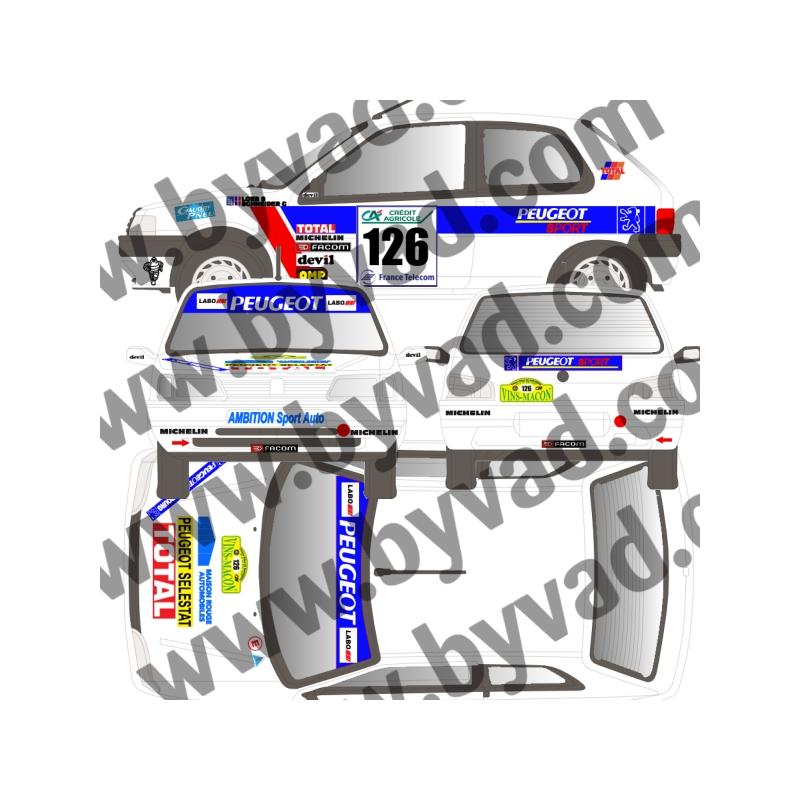 DECO RALLYE 106 LOEB