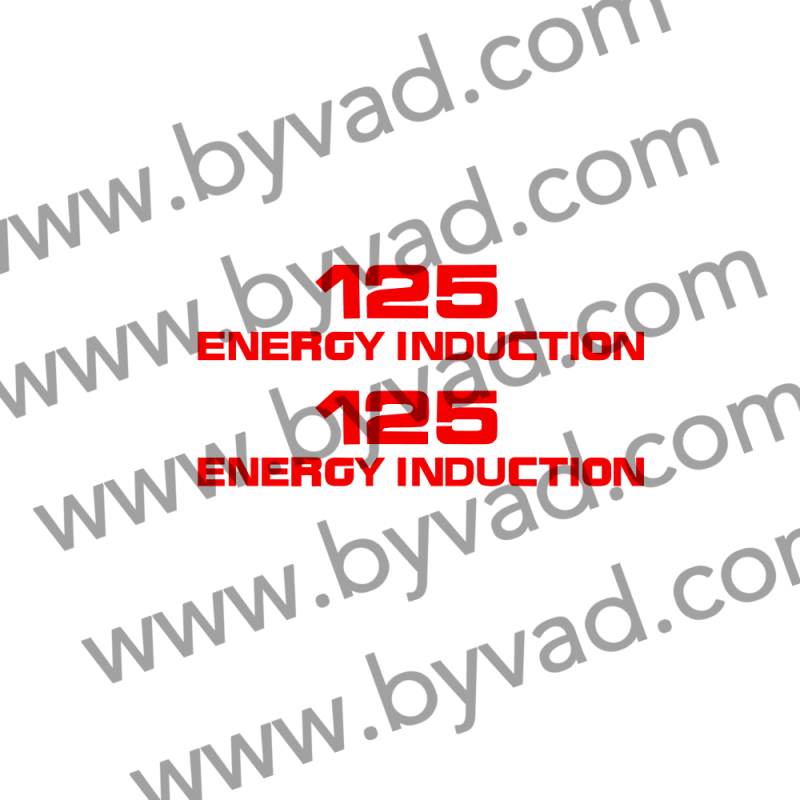 Autocollant 125 ENERGY INDUCTION Yamaha