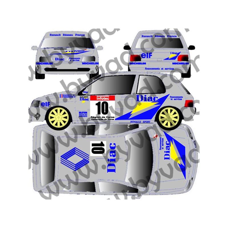Kits d'autocollants DIAC williams