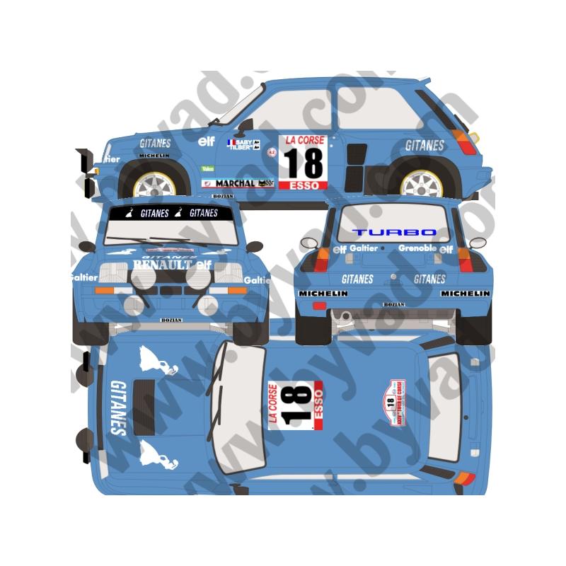 Déco rallye R5 TURBO