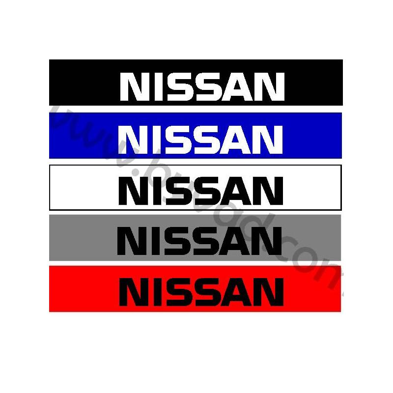 Stickers bandeau pare brise NISSAN –