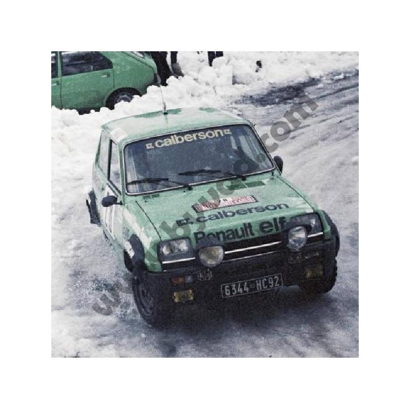 Stickers Alpine R5 Bruno SABY