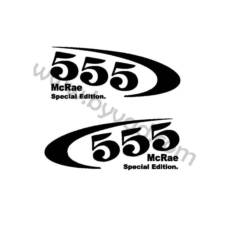 2 Stickers 555 Mc Rae Edition - STICKERS SUBARU - STICKERS SUBARU - STICKERS  MARQUE AUTO - BYVAD