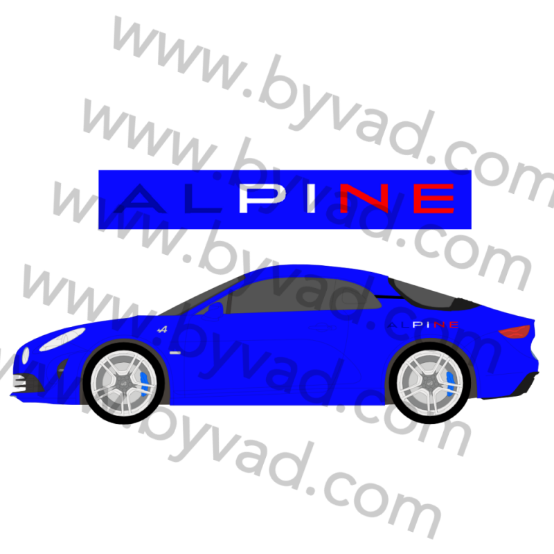 Autocollant ALPINE FRANCE