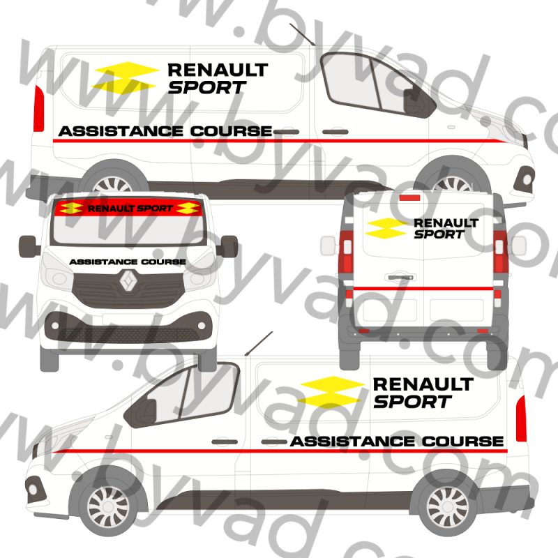 Kit déco assistance RS16 utilitaire Moyen