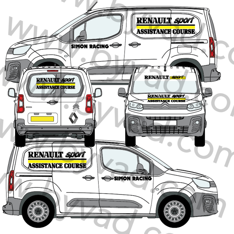 Kit déco assistance Renault Sport Simon Racing
