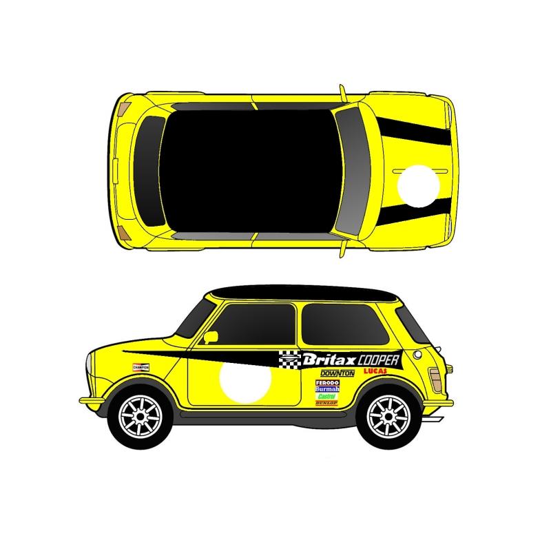 Bandes adhésives - coffre MINI COOPER