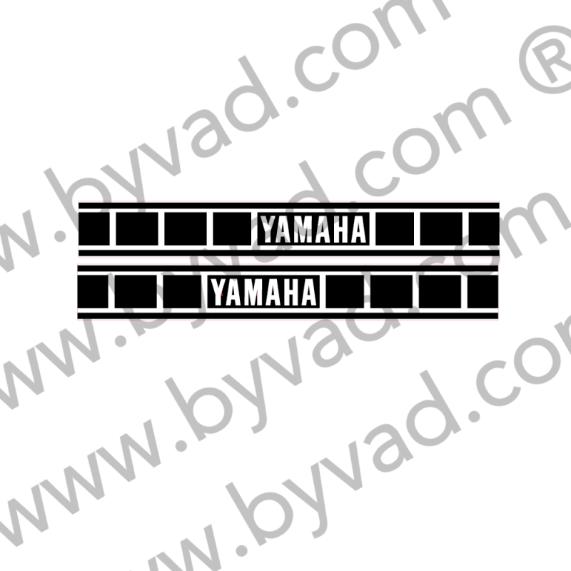 Bande déco YAMAHA USA noir