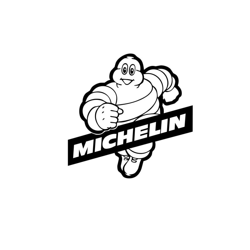 Vintage Bibendum Michelin sticker