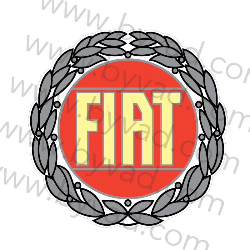 Autocollant Fiat 1980