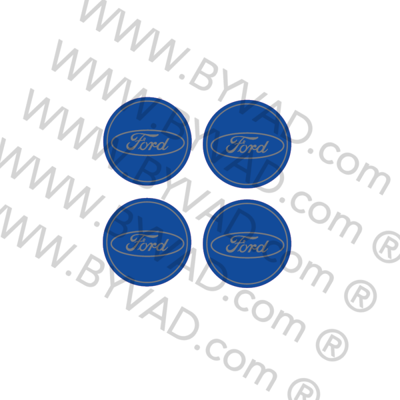 sticker centre de roue ford