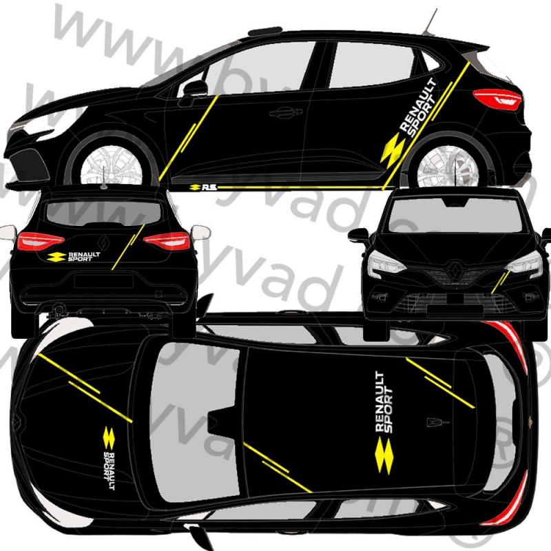 Kit déco rallye clio 5 RS
