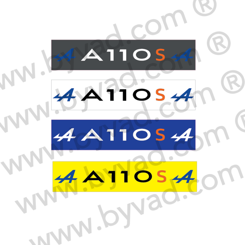 Cache plaque immatriculation ALPINE