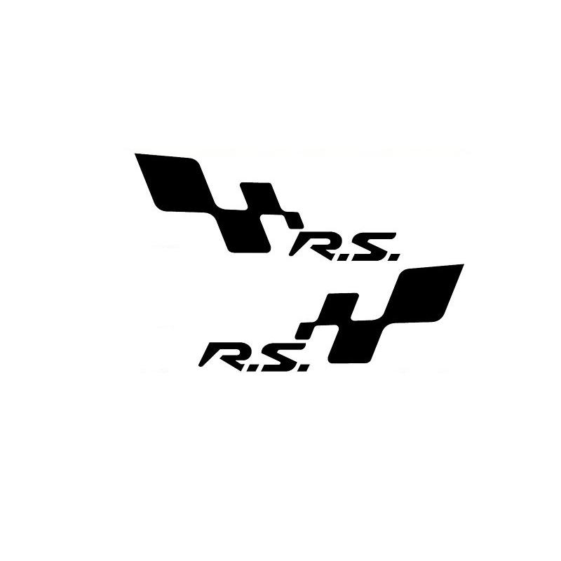Autocollant voiture RS RENAULT