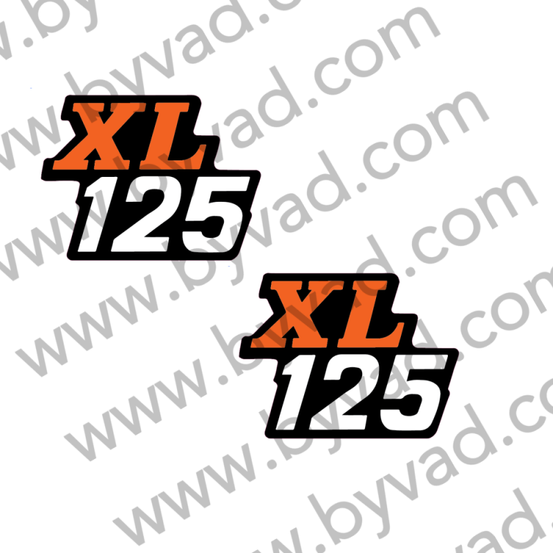stickers XL 125 caches latéraux