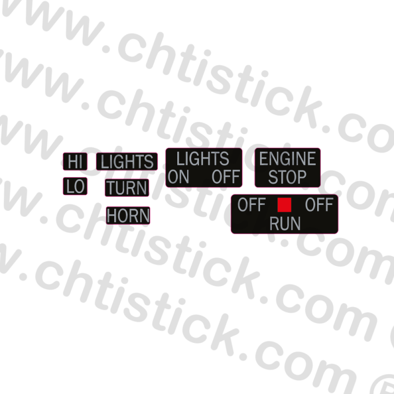 Sticker de guidon RDX