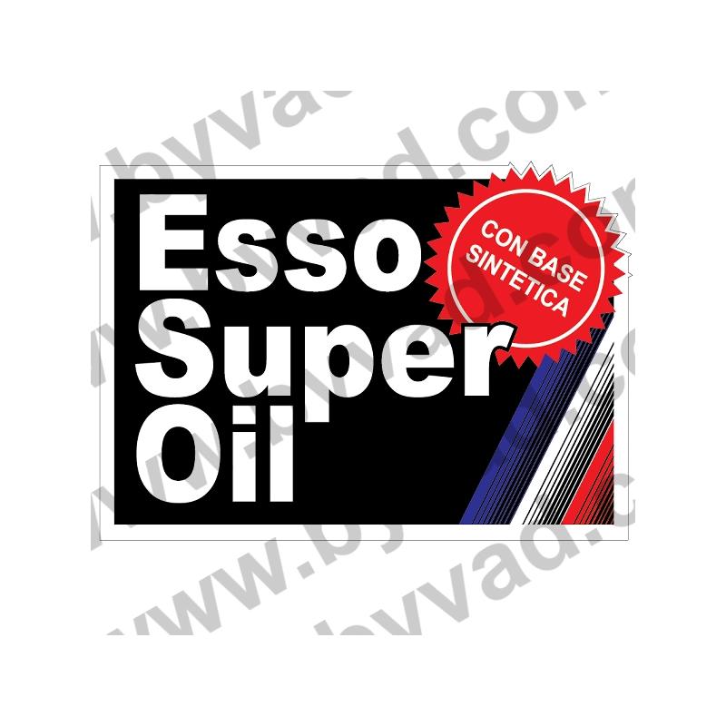 Autocollant Esso Super Oil