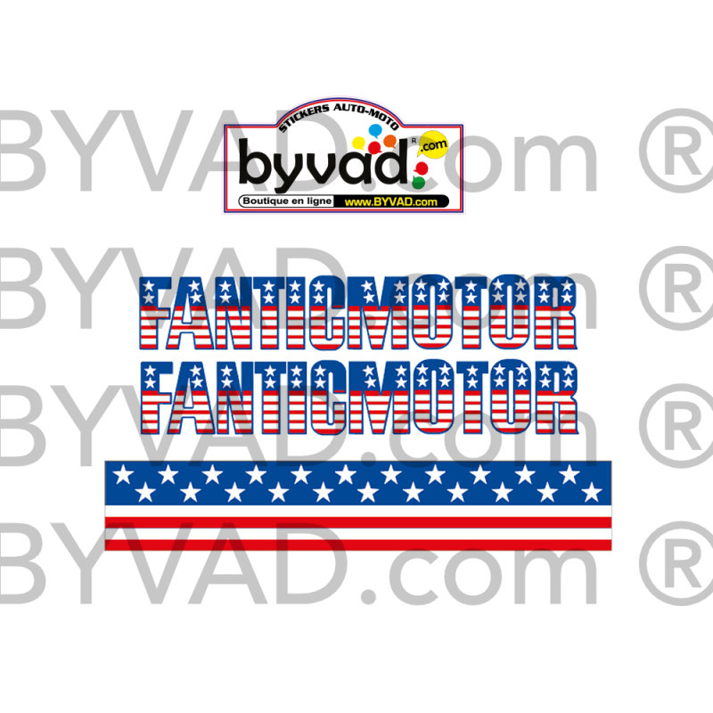 Sticker Fantic Chopper 125