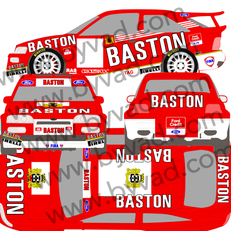 Kit déco complet ford escort BASTON