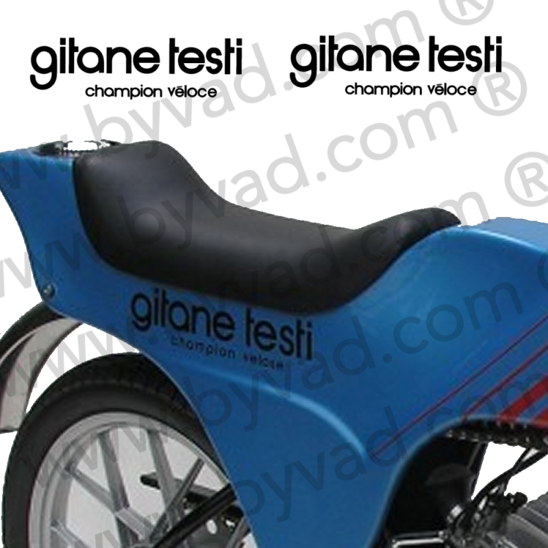 Autocollants CYCLO Gitane Testi