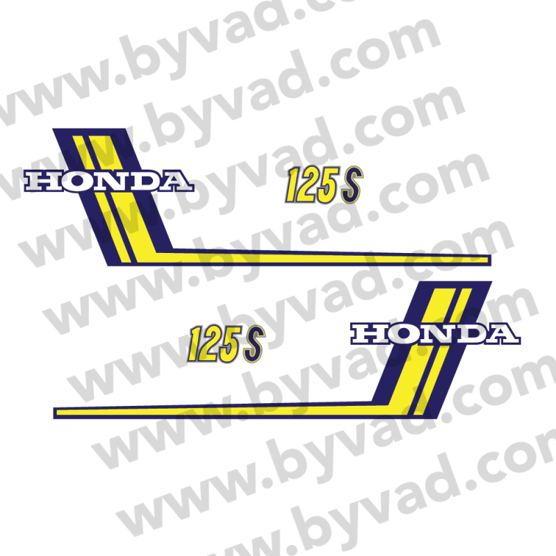 Kit stickers moto honda CB 125 S3