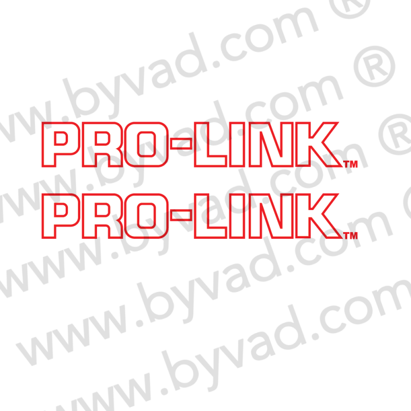 Autocollant PRO LINK Honda 1988 1989