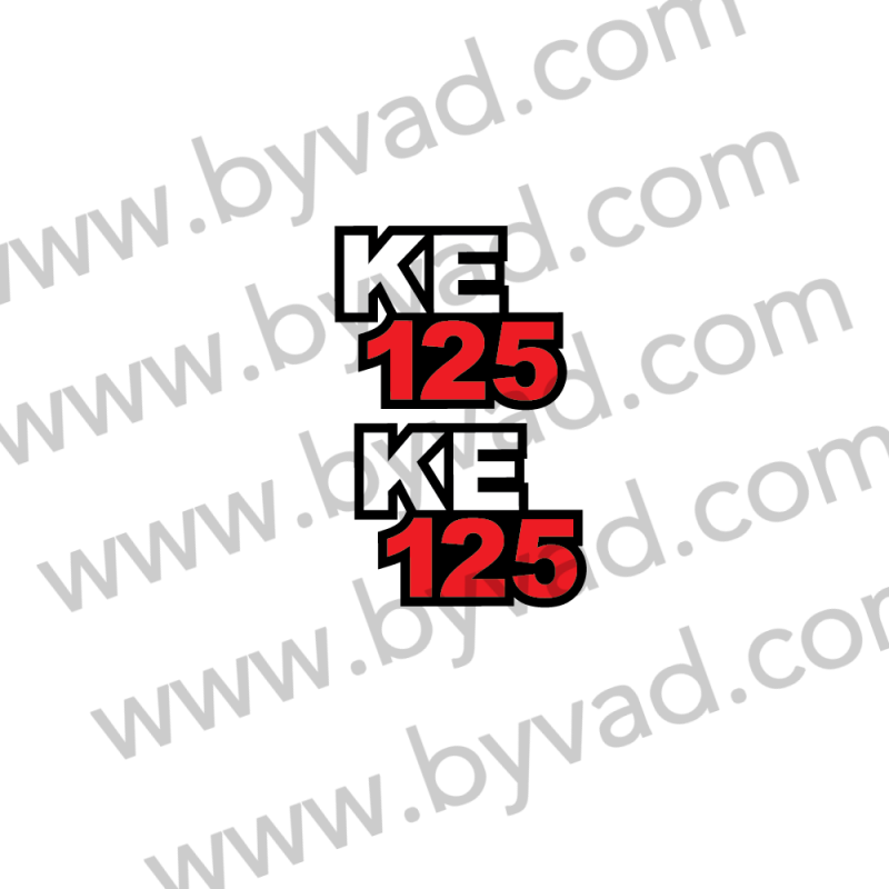 Kit stickers Kawasaki 125 KE