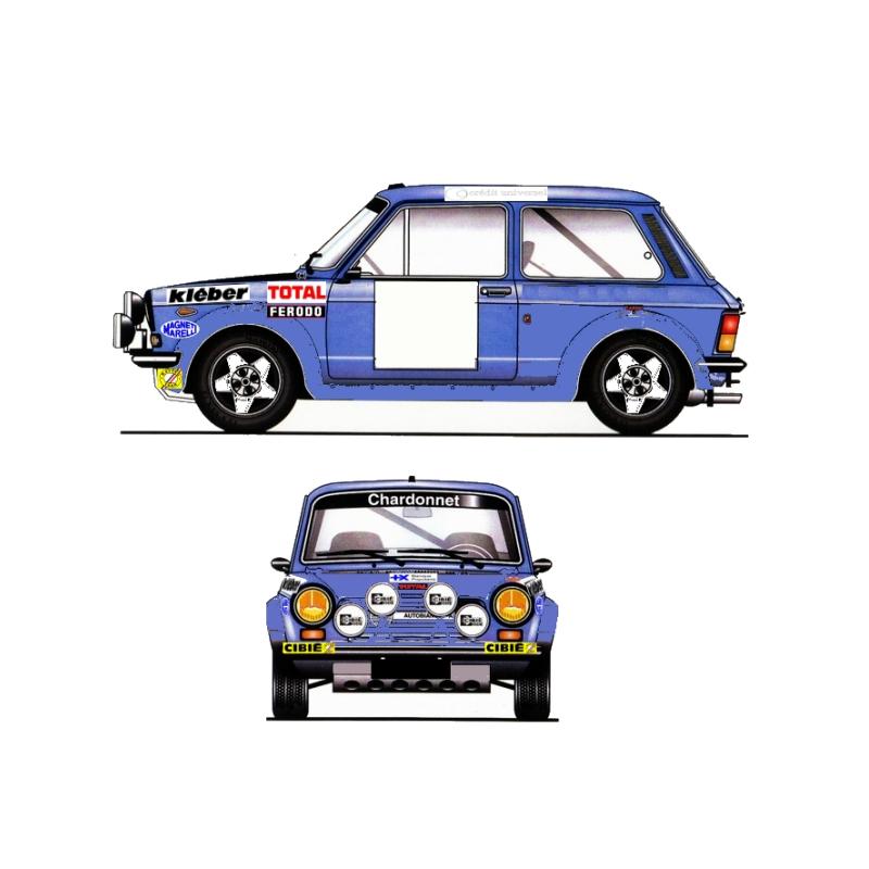 Déco rallye Abarth Banque populaire