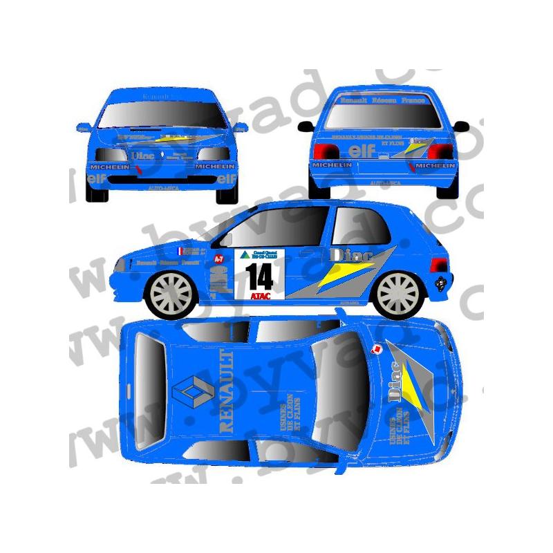 kit déco Clio DIAC Jordan Touquet
