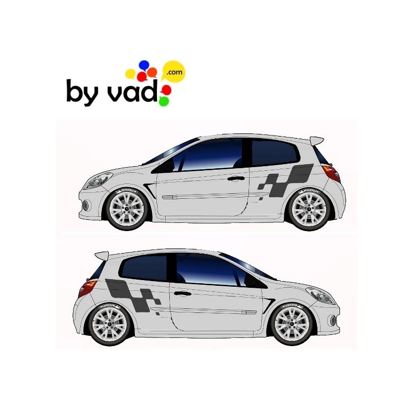 Stickers auto Clio cup