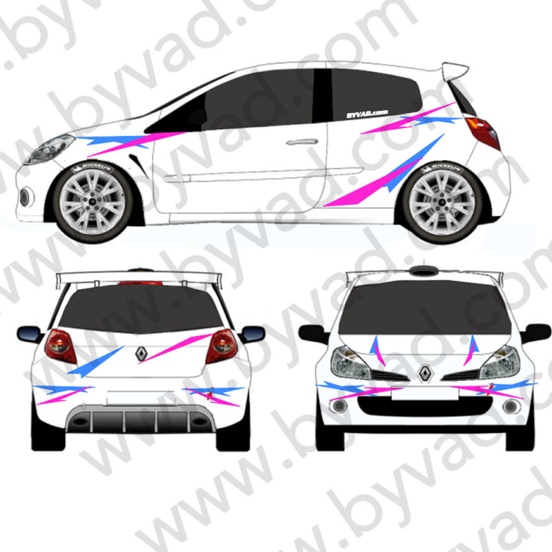 Kit déco rallye 30 par BYVAD.Com