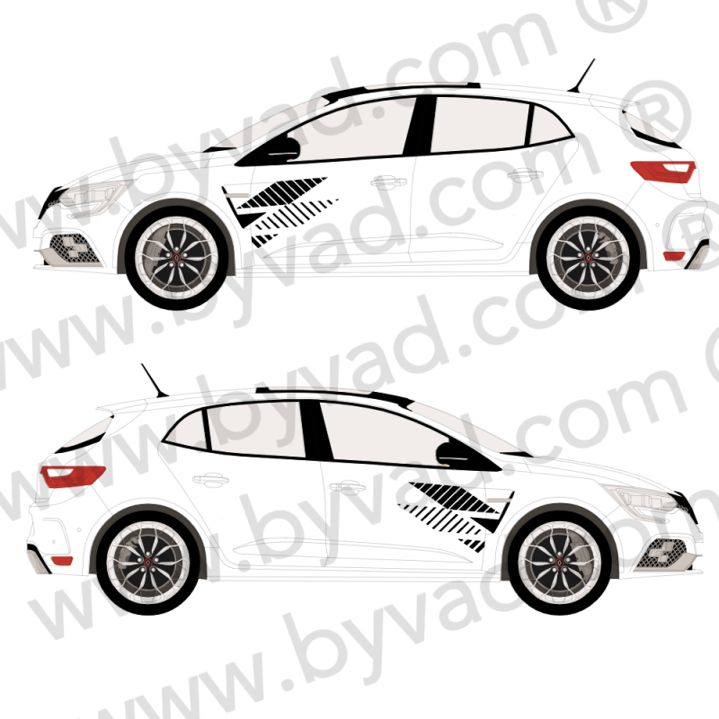 Stickers style rs ultime latéraux