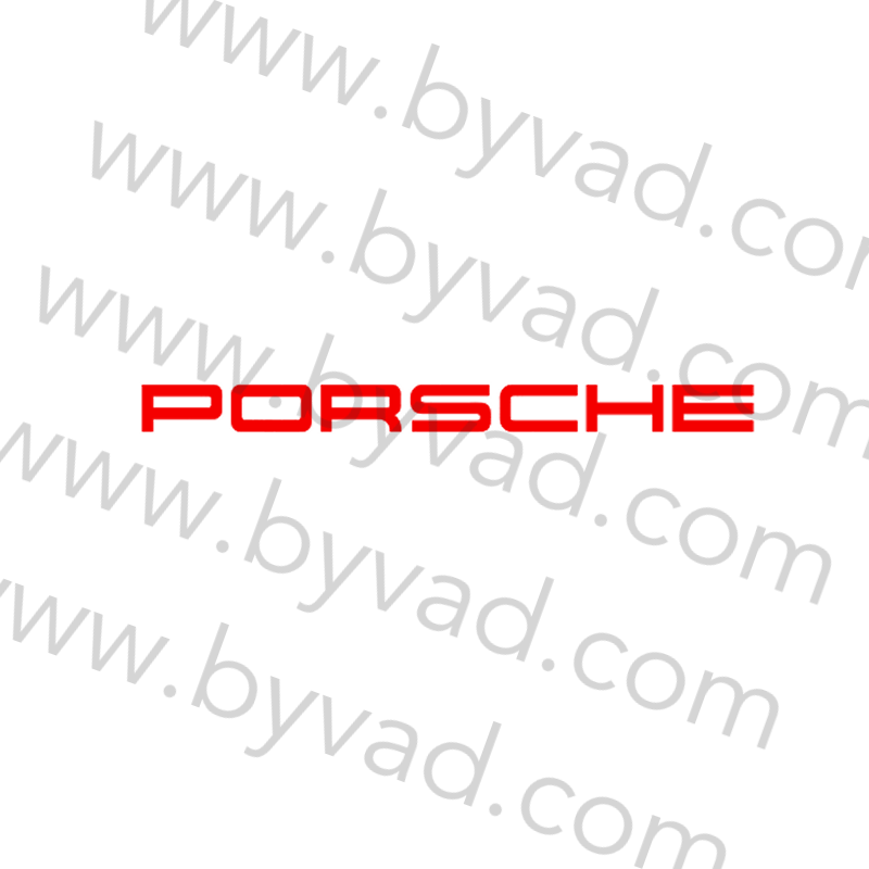 Autocollant de pare brise Porsche - STICKERS PORSCHE - STICKERS