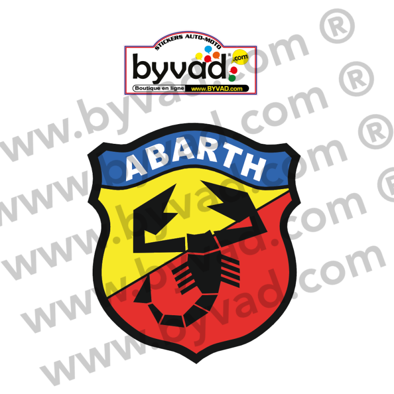 Autocollant Fiat Abarth