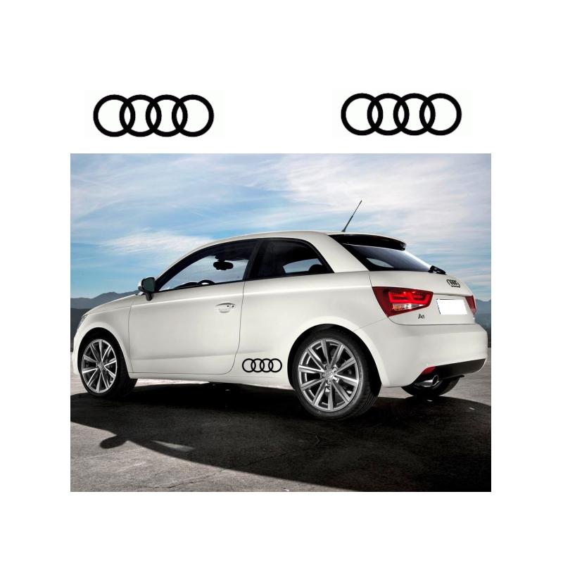 2 stickers Audi