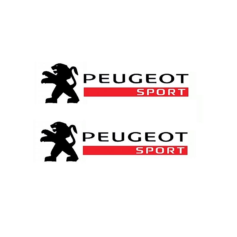 2 Stickers PEUGEOT SPORT - STICKERS PEUGEOT - STICKERS PEUGEOT