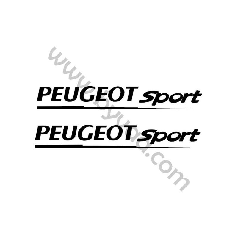 Logo Peugeot Sport Noir