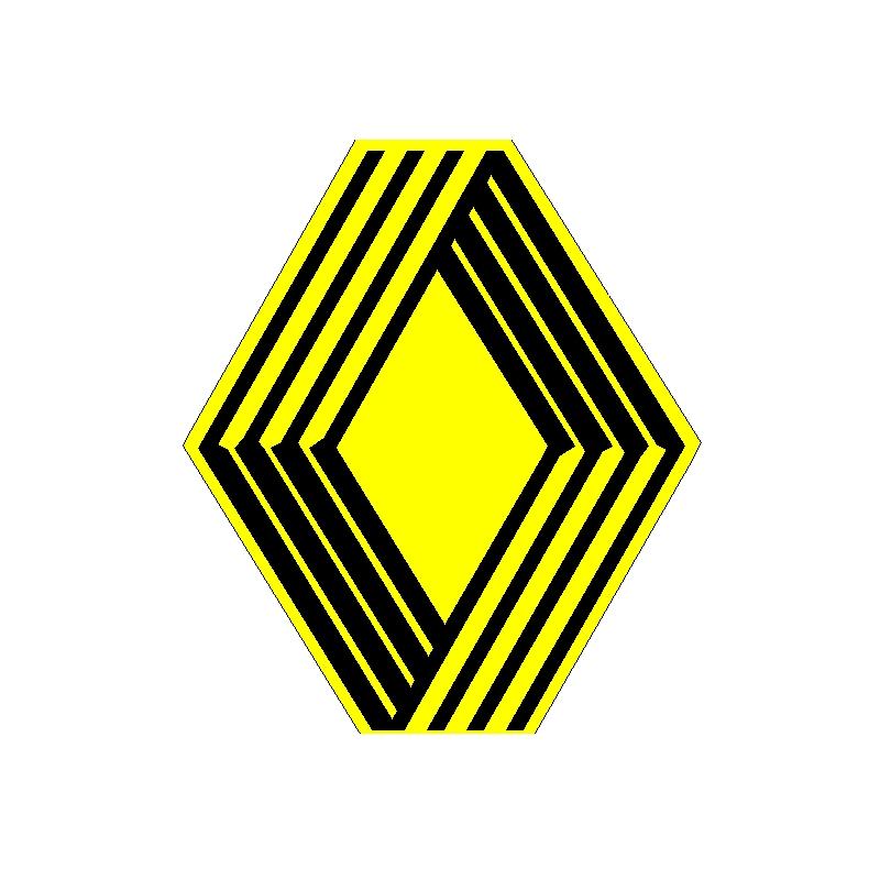 Stickers Renault Losange 1980