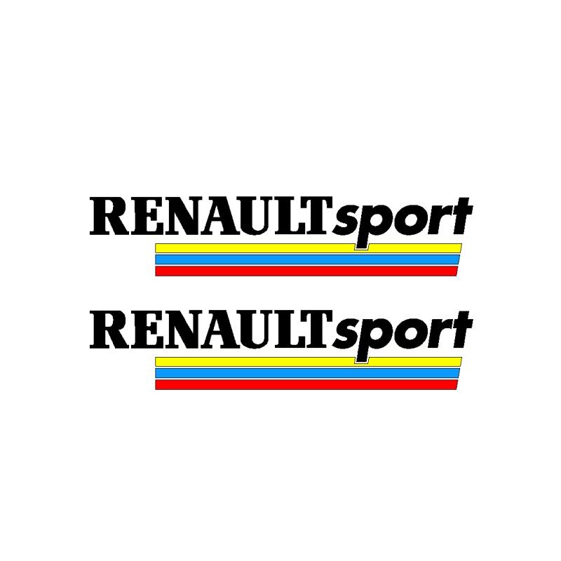 Stickers auto Renault Sport couleurs