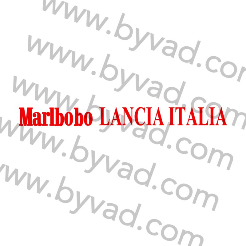 Sticker pour LANCIA MARLBORO LANCIA ITALIA