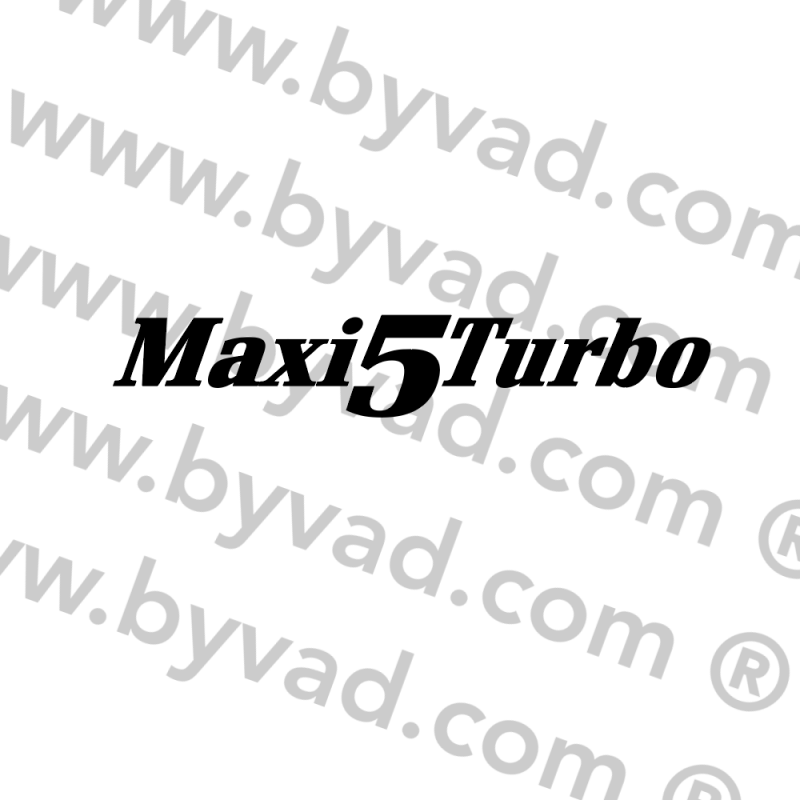Autocollant Maxi 5 Turbo