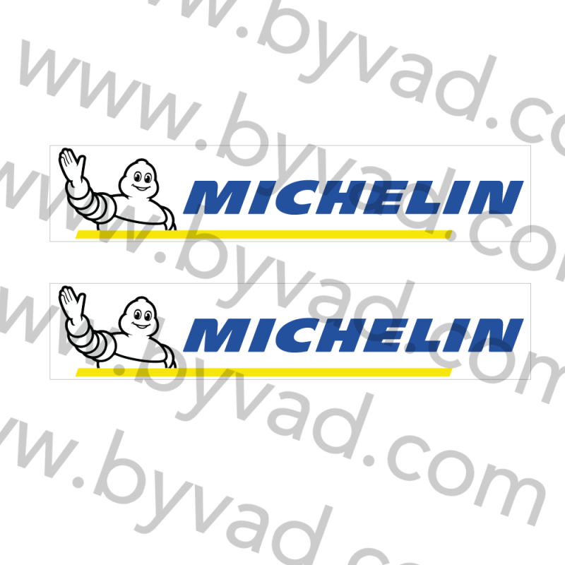 Deux autocollants Michelin CUP