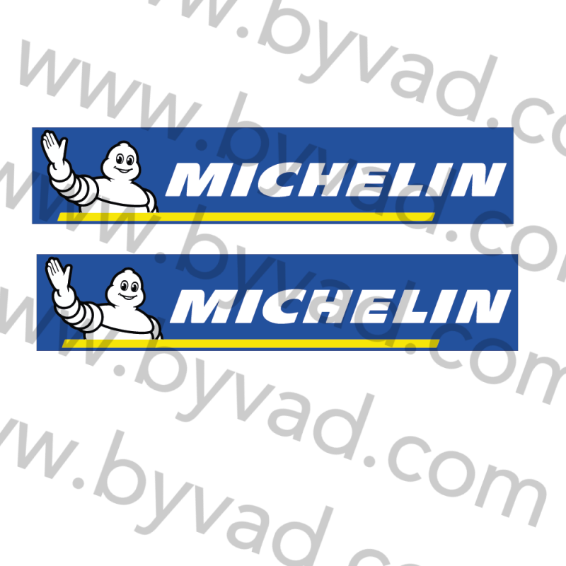 Deux autocollants Michelin CUP