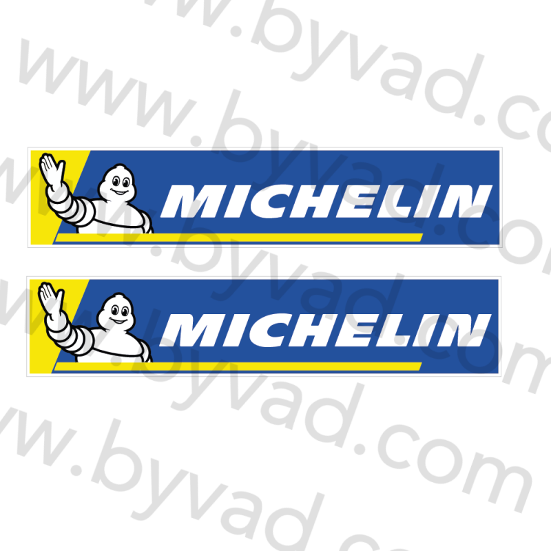 Deux autocollants Michelin WRC 2019