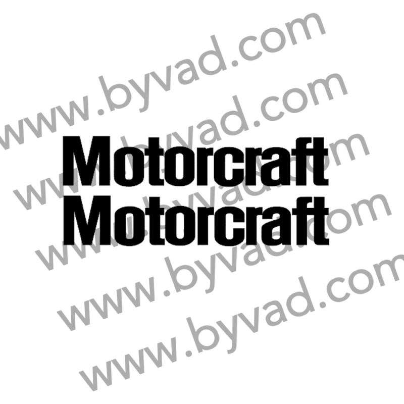 2x Autocollant Motorcraft