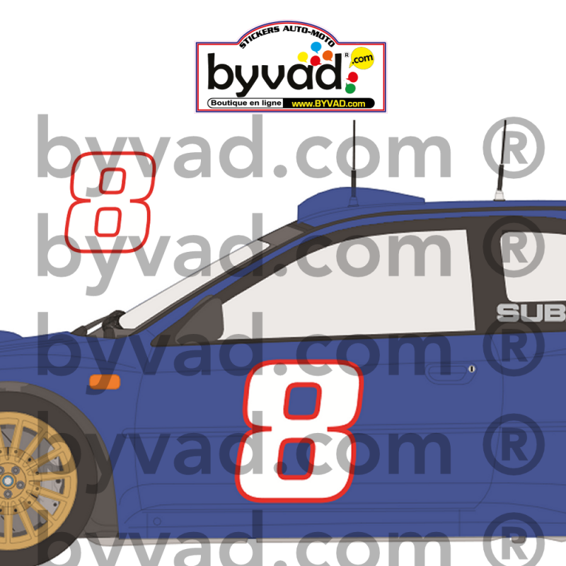 NUMERO DE COURSE type NASCAR 1 Chiffre