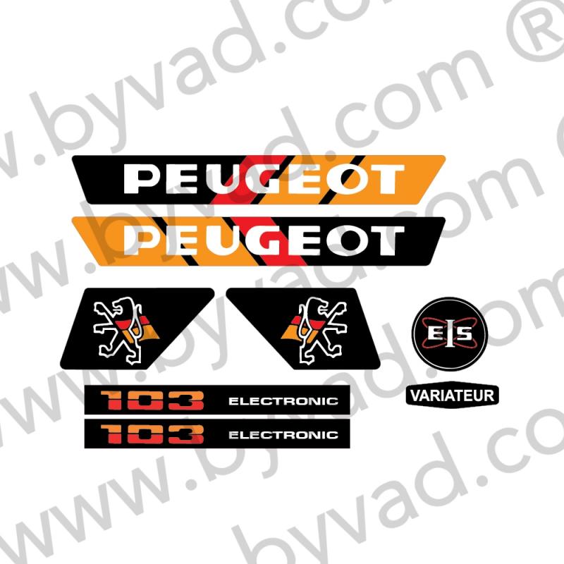 Kit autocollants Peugeot 103 MVL