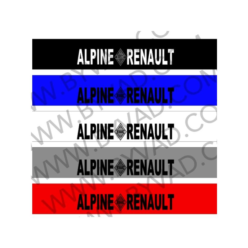 Bandeau pare soleil Renault Alpine compétition
