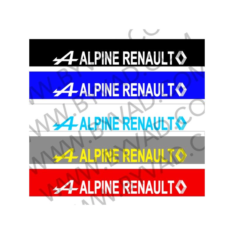 Bandeau pare soleil Alpine Renault