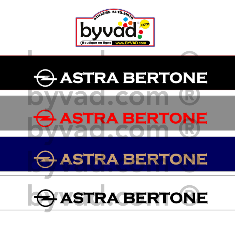 Bande pare soleil opel Astra Bertone